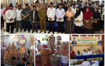 Maulid Nabi di Kemenag Kabgor Semarak, Puluhan Tolangga Jadi Wujud Merawat Tradisi Leluhur