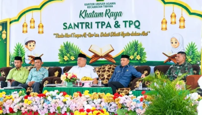 Hadiri Khatam Raya Tibawa, Tonny Dorong Lahirnya Generasi Qur’ani Berakhlak Mulia