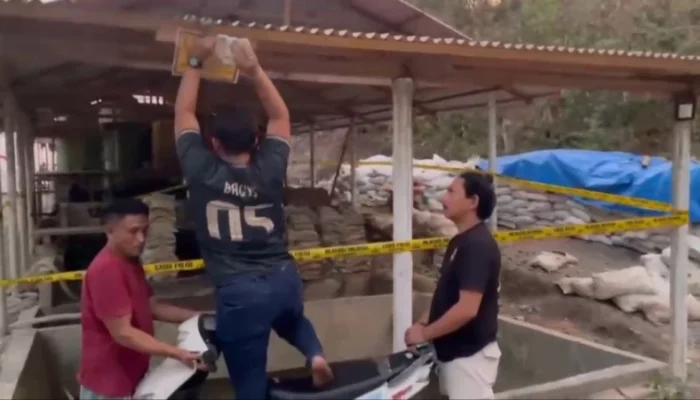 Tambang Emas Tanpa Izin di Bone Bolango Digerebek, 9 Orang Diamankan
