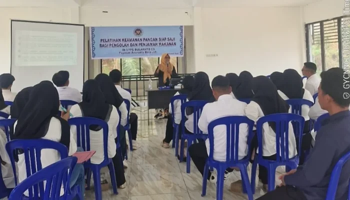 Pastikan Pangan MBG Aman Dikonsumsi, Dinkes Kabgor Gelar Pelatihan Penjamah Makanan