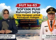 HUT ke-63 Sofyan Puhi, Rahmijati Jahja Titip Harapan untuk Kemajuan Kabgor