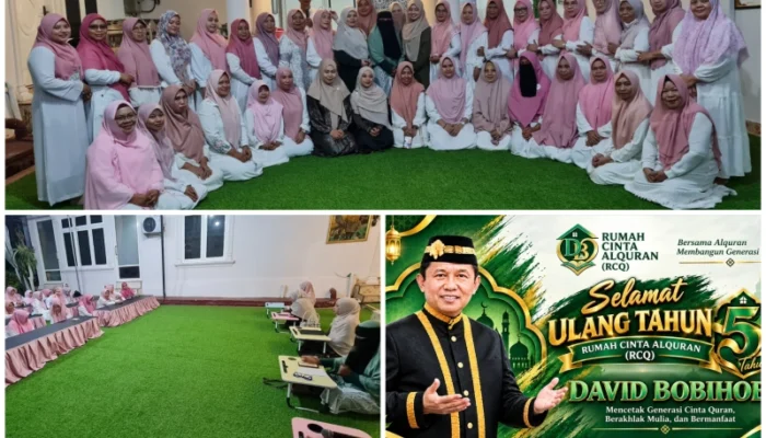 Lima Tahun RCQ David Bobihoe, Rahmijati Jahja Perkuat Komitmen Lahirkan Generasi Qur’ani