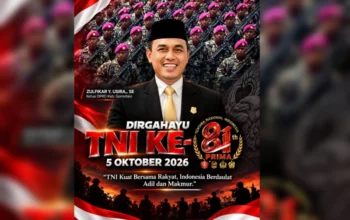 Di HUT TNI ke-81, Zulfikar Usira Puji Loyalitas Prajurit Jaga NKRI