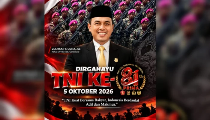 Di HUT TNI ke-81, Zulfikar Usira Puji Loyalitas Prajurit Jaga NKRI